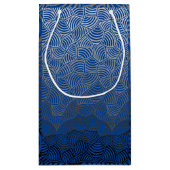 Shell patroon.04.w Leggings DBlue BG Klein Cadeauzakje (Achterkant)