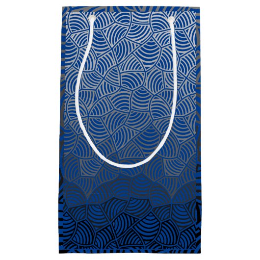 Shell patroon.04.w Leggings DBlue BG Klein Cadeauzakje (Voorkant)