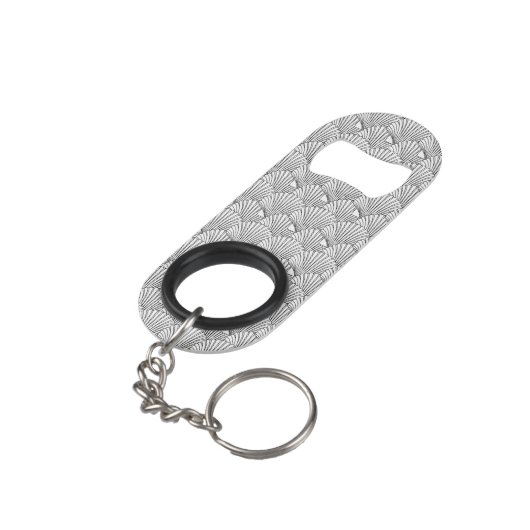 Shell patroon mini flessenopener (Achterkant Gekanteld)