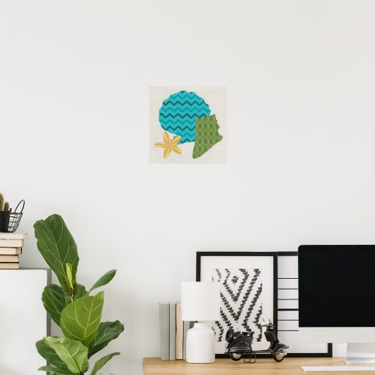 Shell Pattern II Poster (Thuiskantoor)