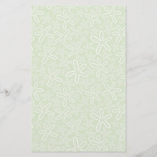 Shell Pattern on Spotted Background Briefpapier (Voorkant)