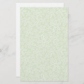 Shell Pattern on Spotted Background Briefpapier (Voorkant / Achterkant)