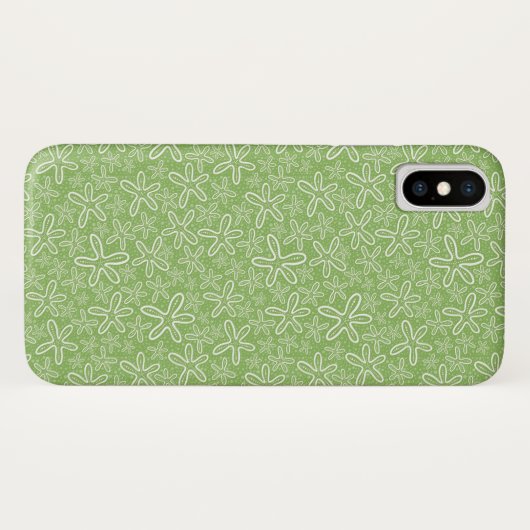 Shell Pattern on Spotted Background Case-Mate iPhone Case (Achterkant (horizontaal))