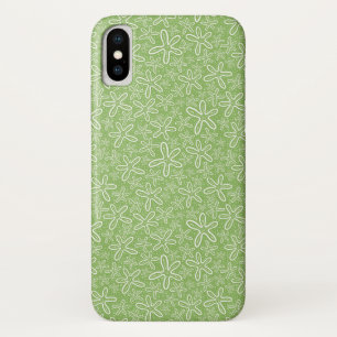 Shell Pattern on Spotted Background iPhone X Hoesje