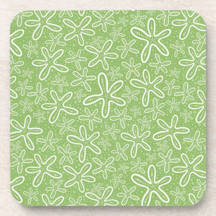 Shell Pattern on Spotted Background Drankjes Onderzetter