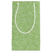 Shell Pattern on Spotted Background Klein Cadeauzakje (Voorkant)