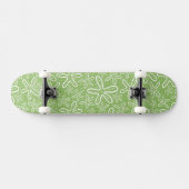Shell Pattern on Spotted Background Skateboard (Horizontaal)