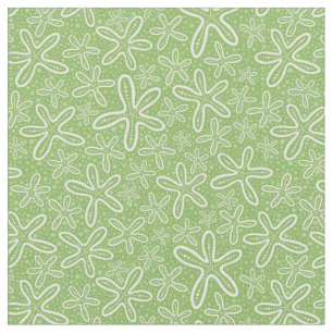 Shell Pattern on Spotted Background Stof