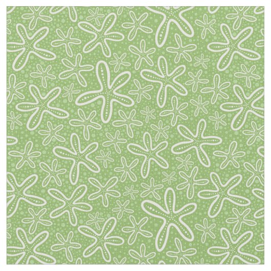 Shell Pattern on Spotted Background Stof (Close Up)