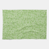 Shell Pattern on Spotted Background Theedoek (Horizontaal)