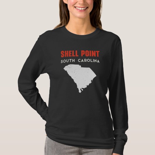 Shell Point and Arcadia South Carolina USA State A T-shirt (Voorkant)