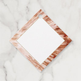 Shell Print Border Gift Label