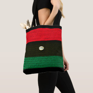 Shell Rood Zwart Groen Vlag Artisan Haakprint Draagtas