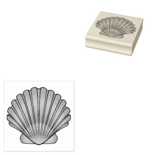 Shell Rubberstempel (Gestempeld)
