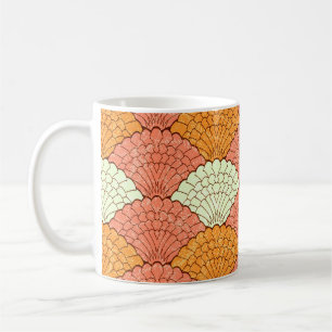 Shell spektakel: Abstracte Zeeen Koffiemok