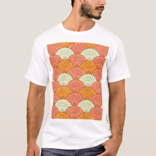 Shell spektakel: Abstracte Zeeen T-shirt