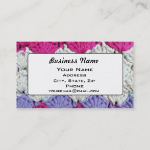 Shell Stitch van breiwerk Visitekaartje