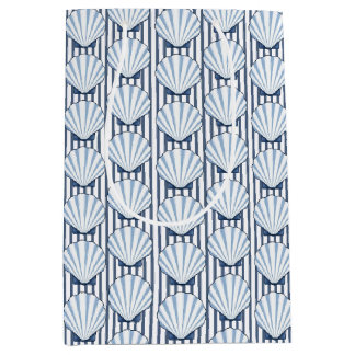 Shell Stripe Elegance! Medium Cadeauzakje