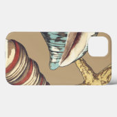 Shell Trio op Khaki Case-Mate iPhone Case (Achterkant (horizontaal))