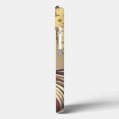 Shell Trio op Khaki Case-Mate iPhone Case (Achterkant / Links)