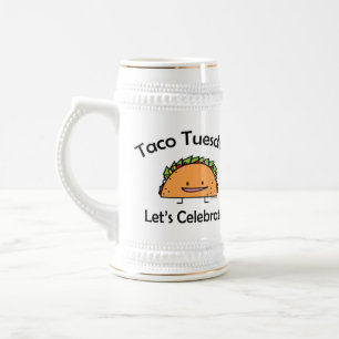 Shell van de Dinsdag van de taco kaas Mexicaans Bierpul