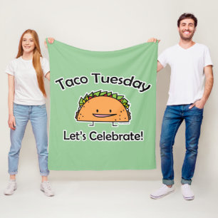 Shell van de Dinsdag van de taco kaas Mexicaans Fleece Deken