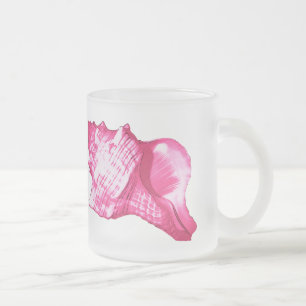 Shell van de kroonslak schets - fuchsiakleurig matglas koffiemok
