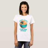 Shell Yeah Beach Vibes Zomer T-shirt (Voorkant volledig)