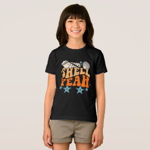 "Shell Yeah" Grappig Zeeschelp Verzamelaar Beac Tri-Blend Shirt