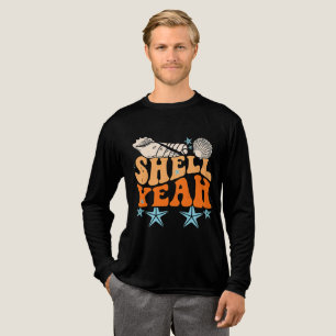 "Shell Yeah" Grappig Zeeschelp Verzamelaar Beac Tri-Blend Shirt
