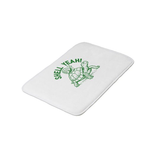 Shell Yeah Turtle Snail Funny Badmat (Gekanteld)