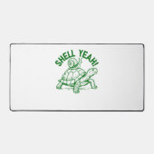 Shell Yeah Turtle Snail Funny Bureaumat (Voorkant)