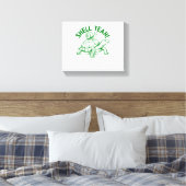 Shell Yeah Turtle Snail Funny Canvas Afdruk (Insitu (Slaapkamer))
