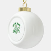 Shell Yeah Turtle Snail Funny Keramische Bal Ornament (Rechts)