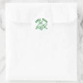 Shell Yeah Turtle Snail Funny Ronde Sticker (Tas)