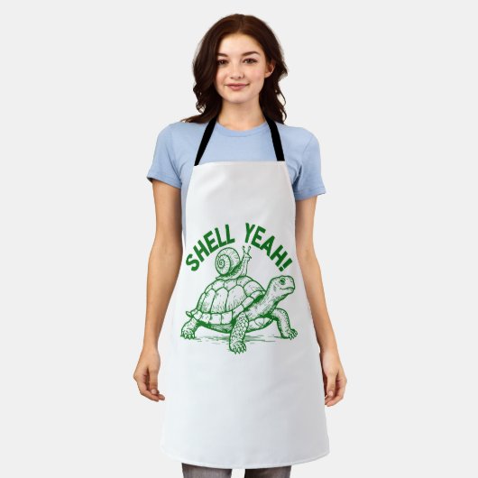 Shell Yeah Turtle Snail Funny Schort (Gedragen)