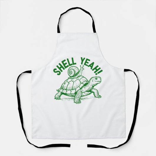 Shell Yeah Turtle Snail Funny Schort (Voorkant)