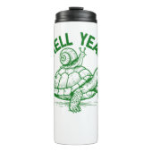Shell Yeah Turtle Snail Funny Thermosbeker (Voorkant)