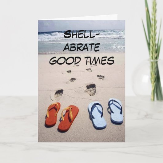 SHELLABRATE ET ÊTRE AUSSI HEUREUX QU'UNE CARTE CLA (Devant)