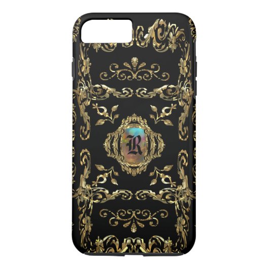 Shellbrooked Elegant Monogram Case-Mate iPhone Case (Achterkant)