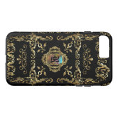 Shellbrooked Elegant Monogram Case-Mate iPhone Case (Achterkant (Horizontaal))