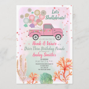 Shellebrate onder het Zee rijden door de verjaarda Kaart