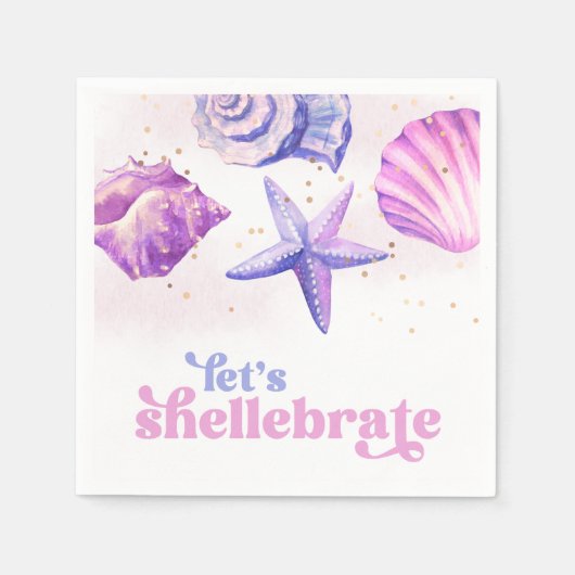 Shellebrate Party Papieren servetten (Voorkant)
