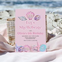 Shellebrate Seashell Strand Verjaardag