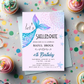 Shellebrate verjaardagsuitnodiging kaart