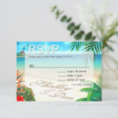 Shelley & Dan Exotic Beach RSVP ::custom : (Debout devant)