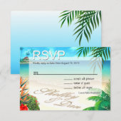 Shelley & Dan Plage Exotique RSVP ::custom:: (Devant / Derrière)