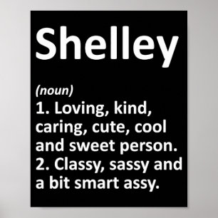 Shelley Definitie D Grappige Verjaardag Poster