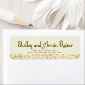 Shelley étiquette de adresse personnalisé (En situation)
