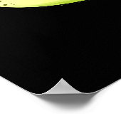 Shellfie Funny Snail Selfie Pun Dark BG Poster (Hoek)